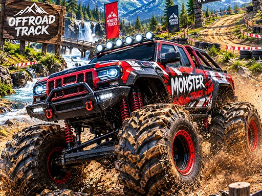 Mud Offroad Monster Truck Game - BRRBET
