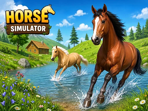 Wild Horse Simulator Racing Games - BRRBET