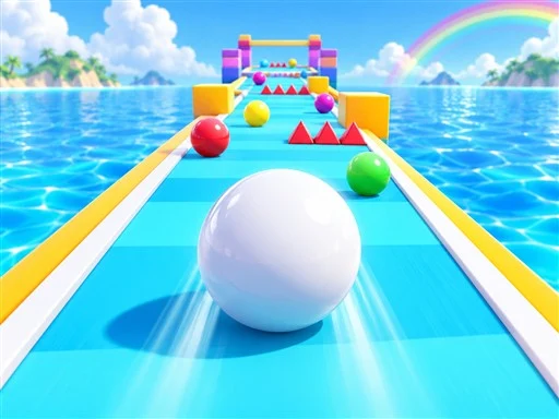 Rainbow Ball Runner 2048 - BRRBET