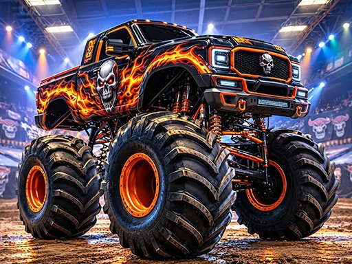 Offroad Monster Truck Game - BRRBET