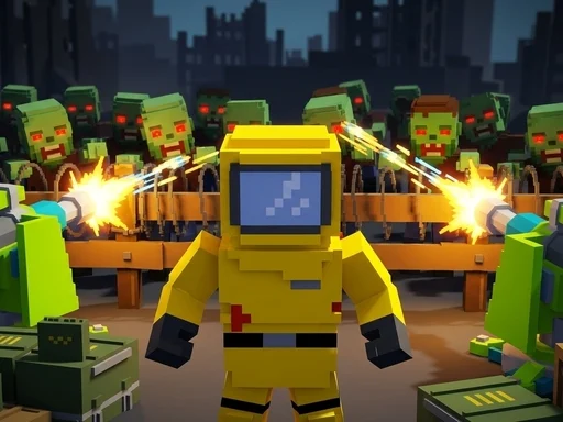 Pixel Zombie Base Defense - BRRBET